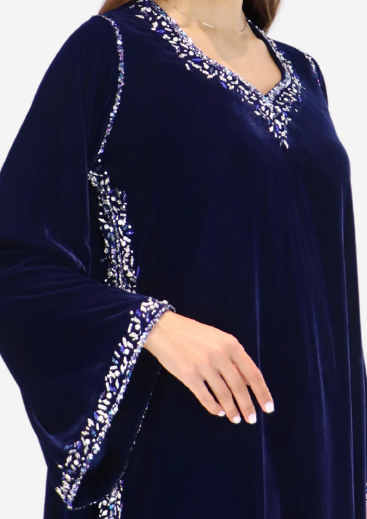 Velvet Dark-blue