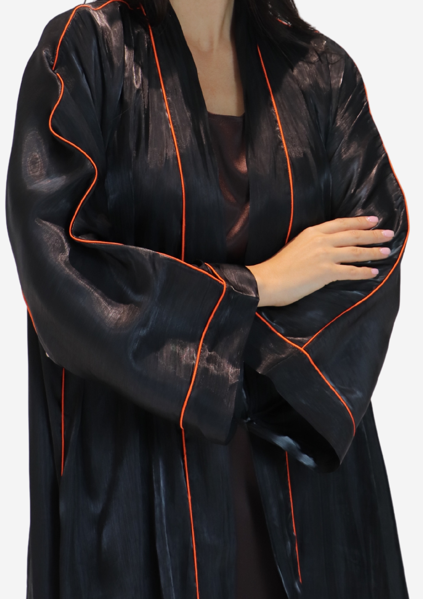 Black Organza Abaya